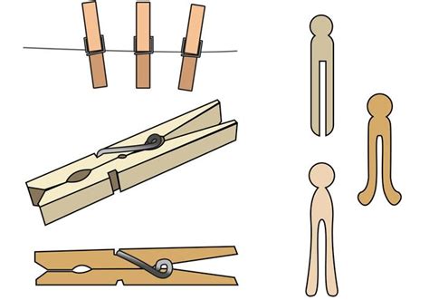 Clothespin Vectors Download Free Vector Art Stock Graphics And Images