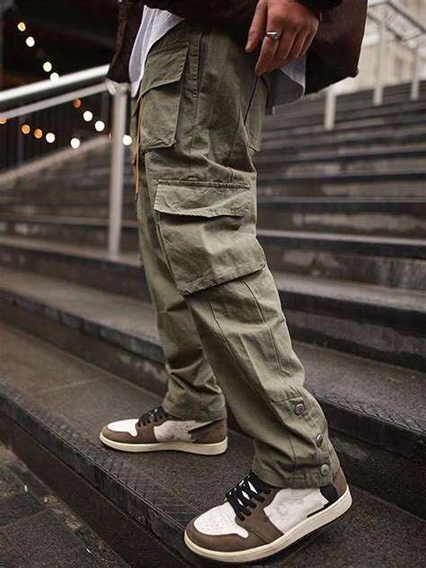 Men S Streetwear Cargo Joggers Casual Cargo Pants Cargo Pants Outfit