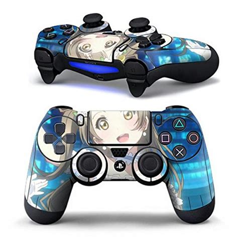 Mod Freakz Pair Of Vinyl Controller Skins Mystical Blue Anime Girl