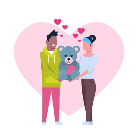 Cute Couple Embracing Over Chat Bubble With Be My Valentine Text Love