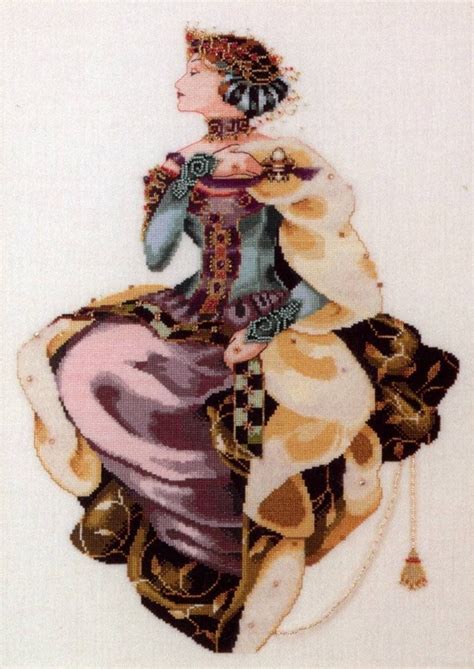 Dmc la pieta cross stitch pattern. Amazon.com: Mirabilia Autumn Queen Cross Stitch Pattern ...