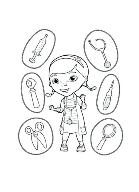 Doctor tools coloring pages sketch coloring page. Doctor Tools Drawing at PaintingValley.com | Explore ...