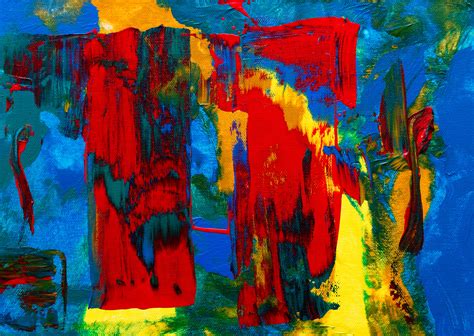 Paintings, photographs, abstracts, prints and more. Red, Yellow, Green, and Blue Abstract Painting · Free ...