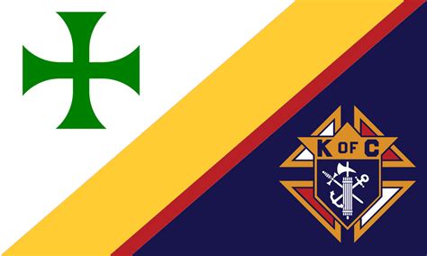 In Honor Of Columbus Day Heres The Flag Of The Knights Of Columbus
