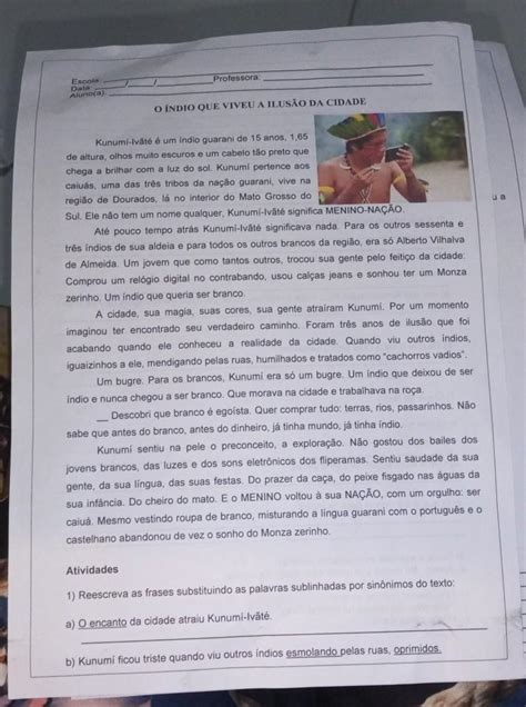 Reescreva As Frases Substituindo As Palavras Destacadas Por Sinônimos
