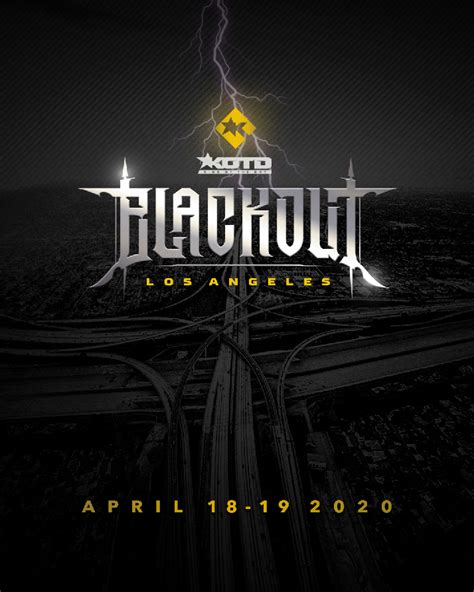 Blackout Los Angeles Kotd King Of The Dot Battle Rap Event