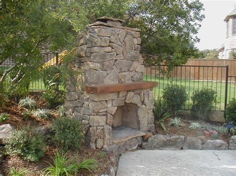 Beach Decor Living Room Rustic Outdoor Stone Fireplace