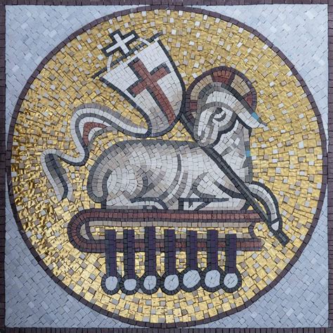 Religious Mosaic Mural World Of Mosaics