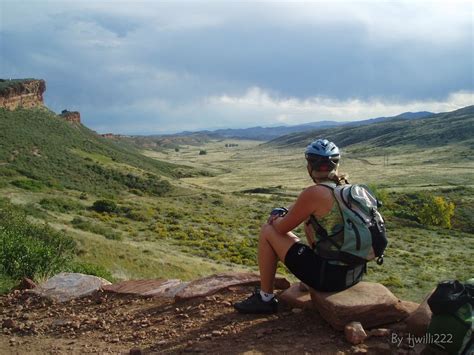 Enjoying The View From The Blue Sky Trail Rocky Mountain Foothills