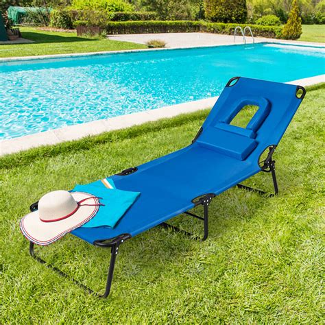 Folding lounge chair with adjustable backrest adjustable patio chaise outdoor. Gymax Folding Chaise Lounge Chair Bed Adjustable Outdoor ...