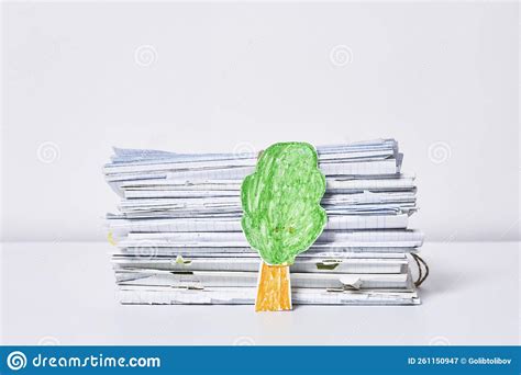 A Stack Of Papers With A Piece Of Lettuce On Stock Image Image Of
