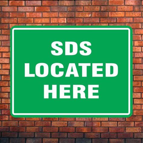 Sds Located Here Sign Affordablesignscomau