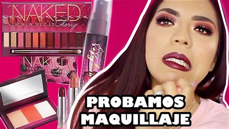 Probando Maquillaje Naked Cherry Collection Urban Decay Tutorial Y My XXX Hot Girl