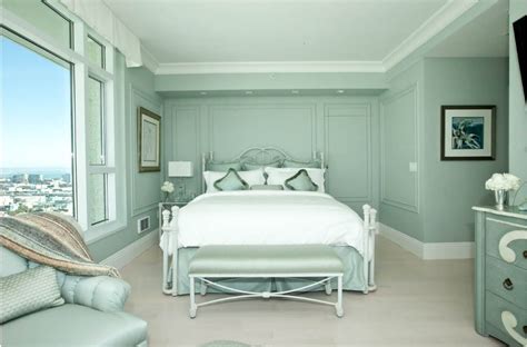 Pistachio Color In The Interior On The Photo Mint Green Bedroom
