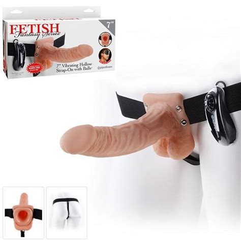 Fetish Fantasy Inch Vibrating Hollow Strap On With Balls Late Night