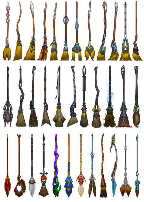 Brooms Concepts By Davesrightmind On Deviantart Brooms Fantasy Props