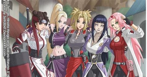 Imagem Das Personagens Femininas De Naruto Como Se Faz