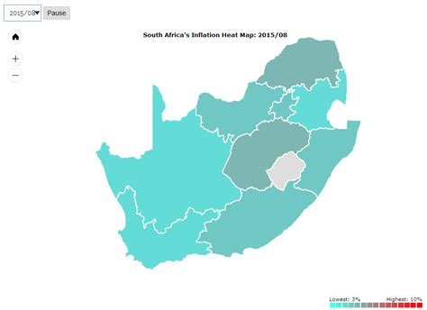 Inflation Heat Map South African Market Insights