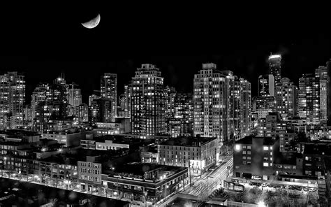 Black And White Aesthetic City Computer Wallpapers Top Free Black And