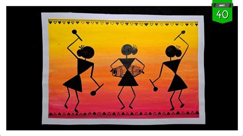 37 Warli Painting For Kids Step By Step