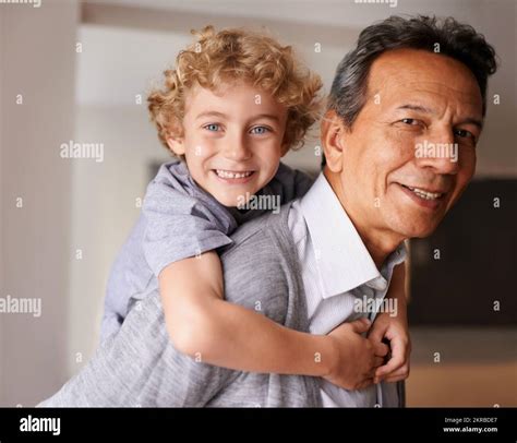 Grandpas Are The Best Portrait Of A Grandfather And His Grandson Stock