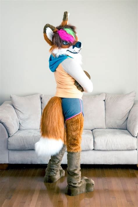 Sporty Foxx Fursuit Furry Furry Girls Fursuit Yiff