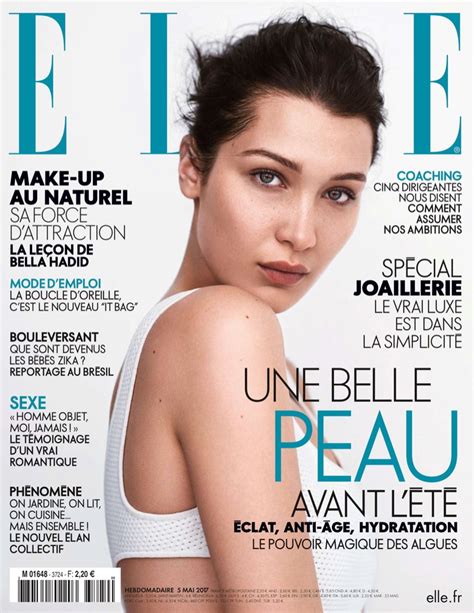 Bella Hadid Models Stripped Down Style For Elle France Cover Story Fashion Gone Rogue