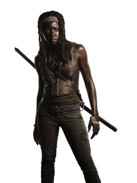 I have been tired of silent protagonists since. Michonne season 4 The walking dead render by twdmeuvicio ...