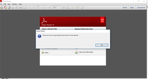 Solved Unable To Open Adobe Reader Files In Onedrive Adobe Support