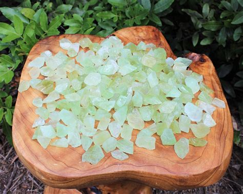 Green Calcite Rough Natural Chips 05 125 Etsy