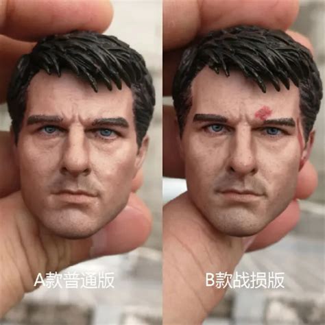 16 Tom Cruise Mission Impossible Painted Head Sculpture For 12 Male