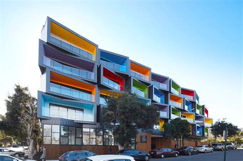 This New Apartment Building Is A Jumble Of Colorful Balconies