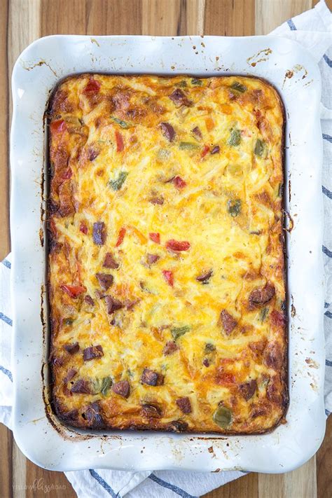 This hashbrown casserole has been a family favorite for years. Smoked Sausage & Hash Brown Breakfast Casserole ...