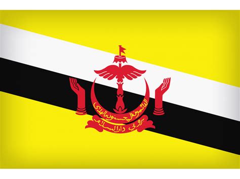 Brunei Large Flag Png Transparent Image