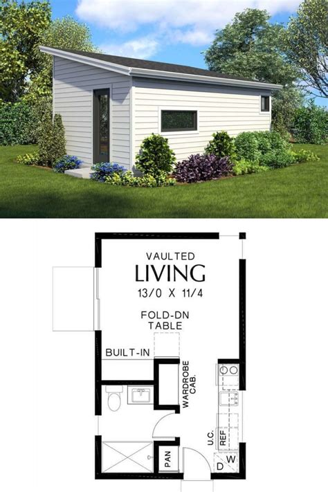 1 Bedroom Single Story Bowman Small Farmhouse With Open Concept Floor