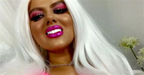 fresh faced teen spends £8k turning herself into real life barbie with gg boobs daily star