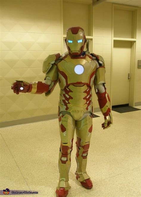 Iron Man MK 42 Handmade Costume No Sew DIY Costumes