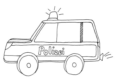 Dort wird es durchgecheckt und wieder vollgetankt für den nächsten einsatz. Polizeiauto Mit Blaulicht Ausmalbild | Malvorlage auto ...