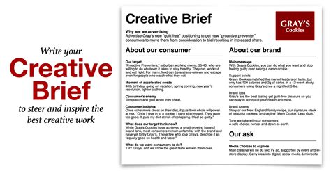 Creative Brief Template Beloved Brands 58 Off