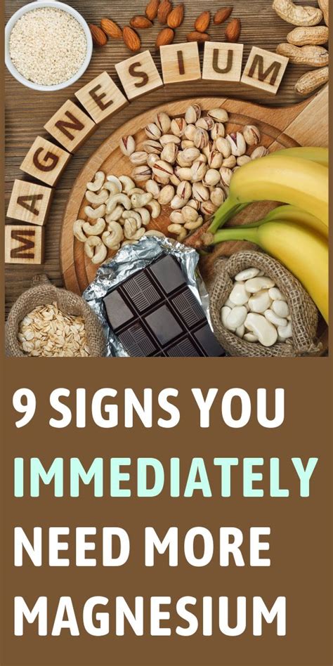 9 Signs You Immediately Need More Magnesium And How To Get It Signs Of