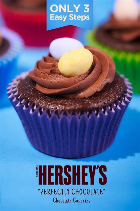Fill baskets or hide this easter candy in plastic eggs for the big hunt. HERSHEY'S "PERFECTLY CHOCOLATE" Chocolate Cupcakes ...