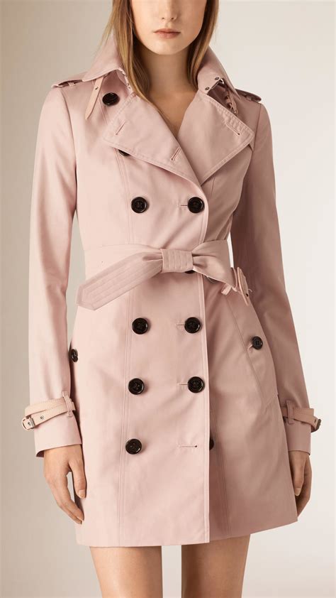 Burberry Pink Trench Coat F