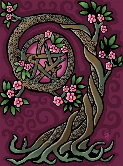 Tree Pentacle By Orupsia On Deviantart Wiccan Art Pagan Art