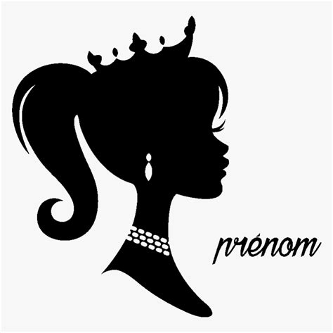 Barbie Silhouette Png Download Princess Silhouette Transparent Png