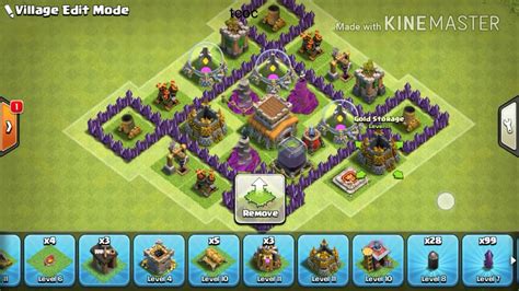 Clash Of Clans Hybrid Base Of Th 8 Youtube