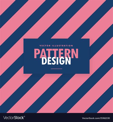 Pink And Blue Diagonal Stripes Background Vector Image