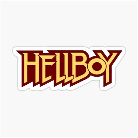 Hellboy Logo Sticker For Sale By Marthapatterso Redbubble
