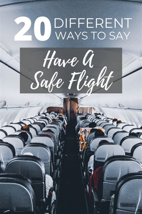 I'll miss you until you return into my arms once more! 20 Ways to Say Have a Safe Flight! - Mathers on the Map