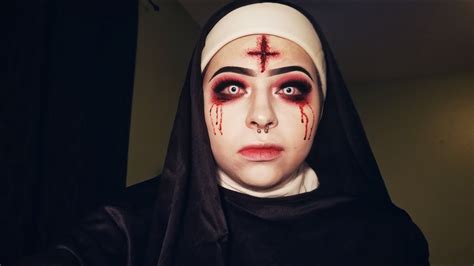 Creepy Nun Halloween Makeup Youtube