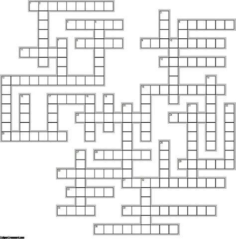 Free Easy Printable Crossword Puzzles For Beginners Axrevizion